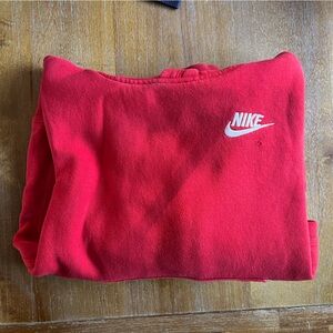 Nike Kids sweatshirt hoodie, size S. Red. Read description.